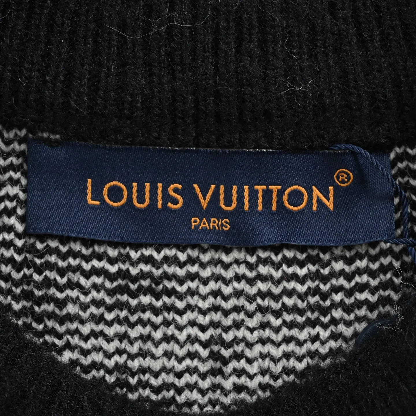 Louis Vuitton/Louis Vuitton full-frame presbyopic logo mohair sweater